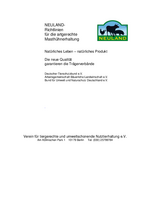 PDF zum Download: NEULAND - Richtlinien für die artgerechte Masthühnerhaltung